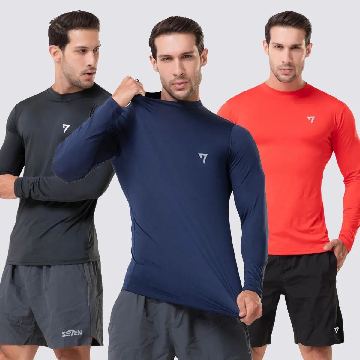 Kit 3 Camisas Proteção Solar UV50 — Sortido